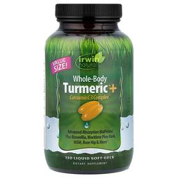 Irwin Naturals Whole Body Turmeric Curcumin C3 Complex 120 Liquid Soft Gels