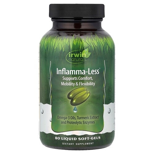 Irwin Naturals Inflamma Less 80 Liquid Soft Gels product image