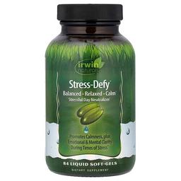 Irwin Naturals Stress Defy 84 Liquid Soft Gels