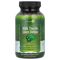 Irwin Naturals Milk Thistle Liver Detox 60 Liquid Soft Gels