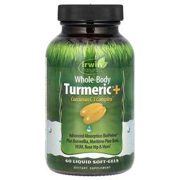 Irwin Naturals Whole Body Turmeric Curcumin C3 Complex 60 Liquid Soft Gels