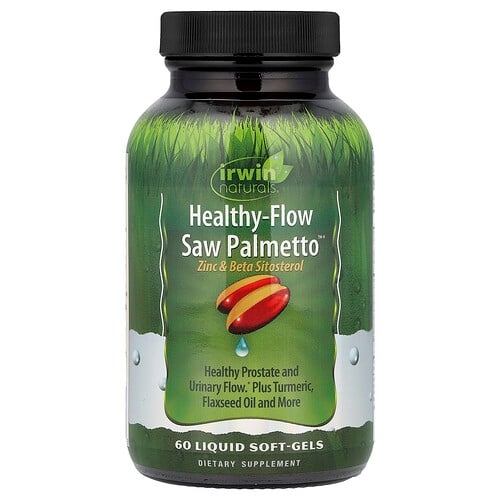 Irwin Naturals Healthy Flow Saw Palmetto 60 Liquid Soft Gels product image