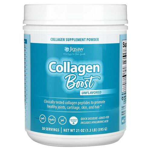 Jigsaw Health Collagen Boost Unflavored 21 Oz 595 G product image