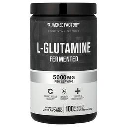 Jacked Factory Essential Series L Glutamine Fermented Unflavored 17 64 Oz 500 G