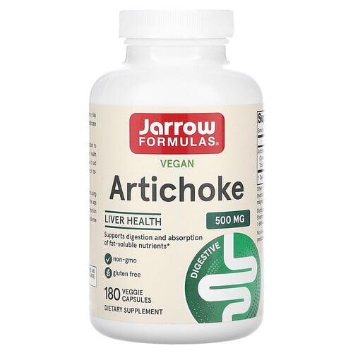 Jarrow Formulas Artichoke 500 Mg 180 Veggie Capsules product image