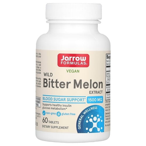 Jarrow Formulas Vegan Wild Bitter Melon Extract 60 Tablets 750 Mg Per Tablet product image