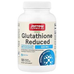 Jarrow Formulas Vegan Glutathione Reduced 500 Mg 120 Veggie Capsules
