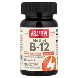 Jarrow Formulas Methyl B 12 Tropical 2 500 Mcg 100 Chewable Tablets