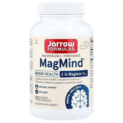 Jarrow Formulas Magmind Brain Health 90 Veggie Capsules 48 Mg Per Capsule product image