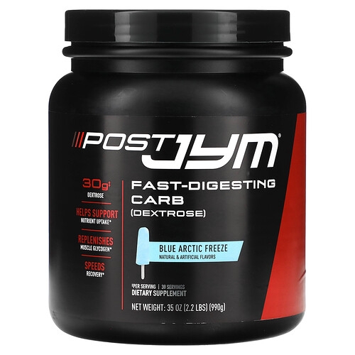 Jym Supplement Science Post Jym Fast Digesting Carb Blue Artic Freeze 2 2 Lbs 990 G product image
