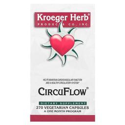 Kroeger Herb Co Circuflow 270 Vegetarian Capsules