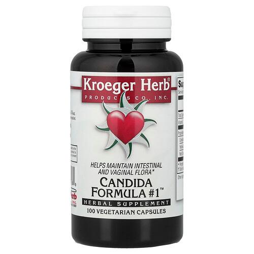 Kroeger Herb Co Candida Formula 1 100 Vegetarian Capsules product image