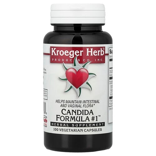 Kroeger Herb Co Candida Formula 1 100 Vegetarian Capsules product image