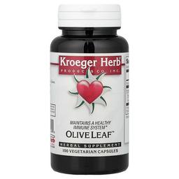 Kroeger Herb Co Olive Leaf 100 Vegetarian Capsules