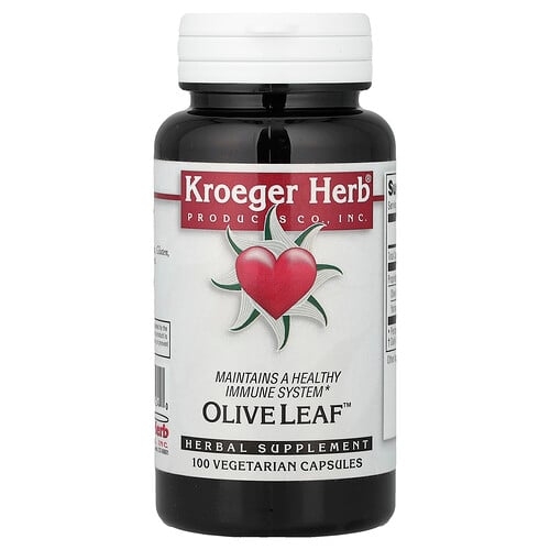 Kroeger Herb Co Olive Leaf 100 Vegetarian Capsules product image