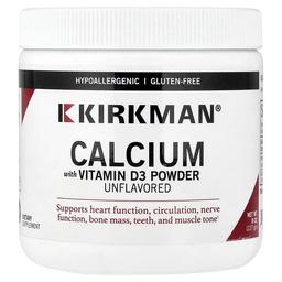 Kirkman Labs Calcium With Vitamin D3 Powder Unflavored 8 Oz 227 G