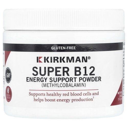Kirkman Labs Super B12 Energy Support Powder 2 Oz 57 G product image
