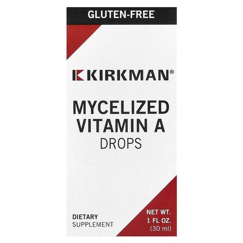 Kirkman Labs Mycelized Vitamin A Drops 1 Fl Oz 30 Ml product image