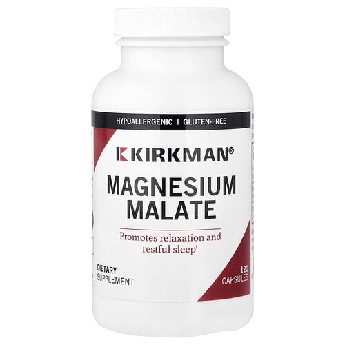 Kirkman Labs Magnesium Malate 120 Capsules 160 Mg Per Capsule product image