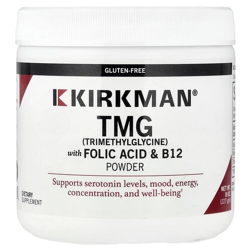 Kirkman Labs Tmg With Folic Acid B12 Powder 8 Oz 227 G product image