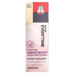 Jungkwanjang Korean Red Ginseng Everytime Energy Boost 10 Sticks 0 34 Fl Oz 10 Ml Each
