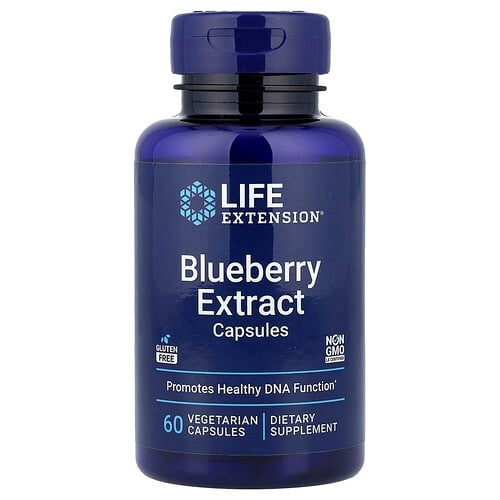 Life Extension Blueberry Extract Capsules 60 Vegetarian Capsules product image