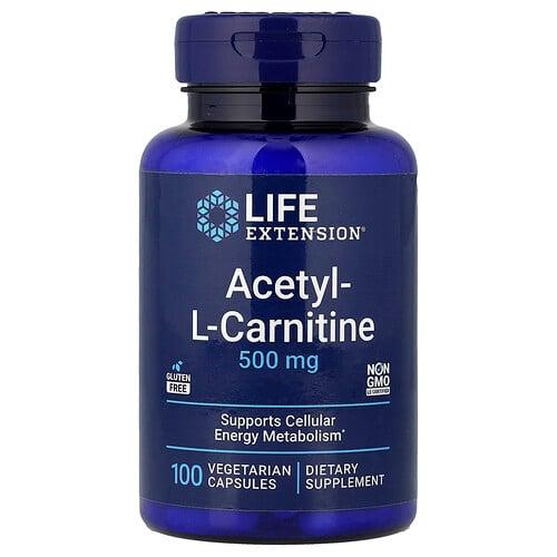 라이프 익스텐션 Life Extension, 아세틸-l-카르니틴, 베지 캡슐 100정 product image