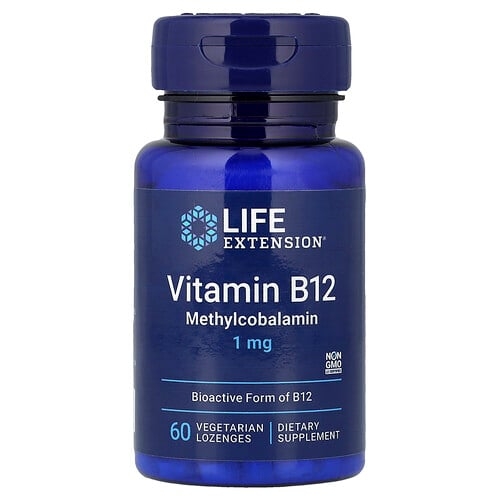 Life Extension Vitamin B12 1 Mg 60 Vegetarian Lozenges product image