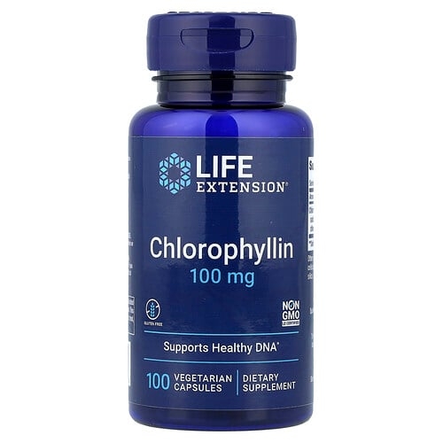Life Extension Chlorophyllin 100 Mg 100 Vegetarian Capsules product image