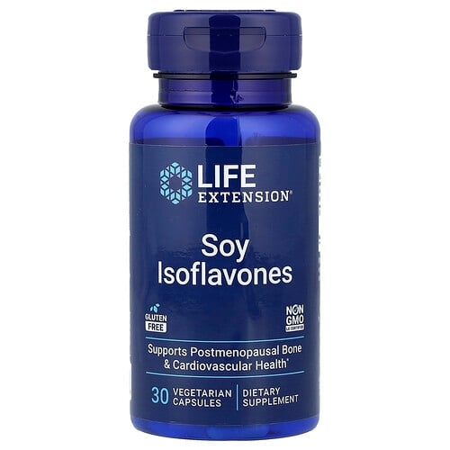 Life Extension Soy Isoflavones 30 Vegetarian Capsules 135 Mg Per Capsule product image