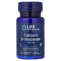 Life Extension Calcium D Glucarate 200 Mg 60 Vegetarian Capsules