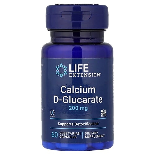 Life Extension Calcium D Glucarate 200 Mg 60 Vegetarian Capsules product image