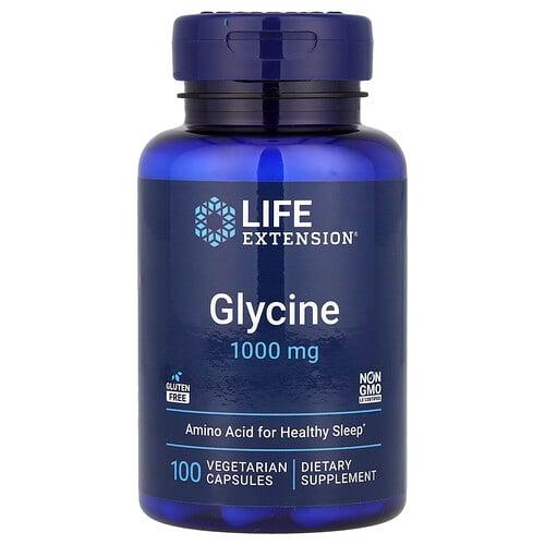 라이프 익스텐션 Life Extension, 글리신, 1,000mg, 베지 캡슐 100정 product image