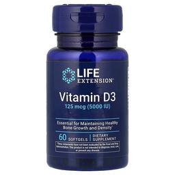 Life Extension Vitamin D3 125 Mcg 5 000 Iu 60 Softgels