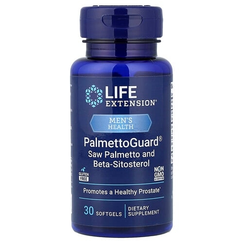 Life Extension Men S Health Palmettoguard Saw Palmetto And Beta Sitosterol 30 Softgels product image