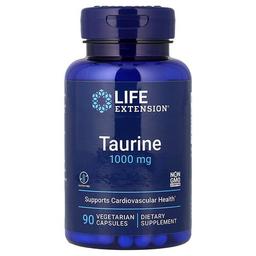 Life Extension Taurine 1 000 Mg 90 Vegetarian Capsules