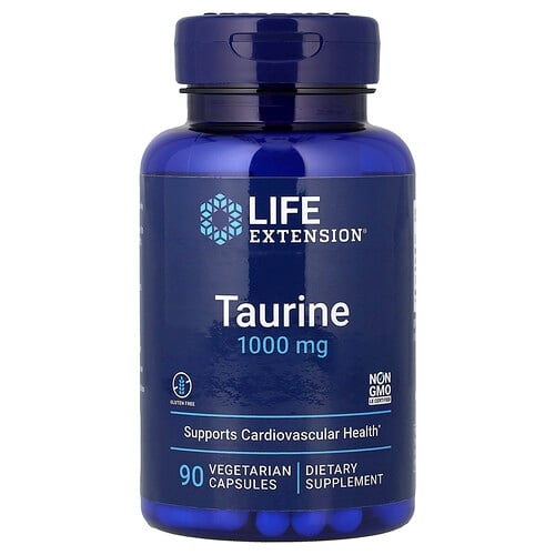 Life Extension Taurine 1 000 Mg 90 Vegetarian Capsules product image