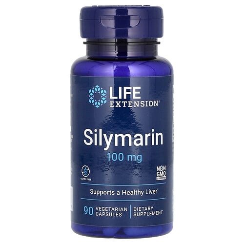 Life Extension Silymarin 100 Mg 90 Vegetarian Capsules product image