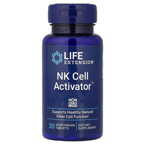 Life Extension Nk Cell Activator 30 Vegetarian Tablets 500 Mg Per Tablet product image
