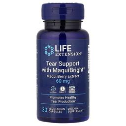 Life Extension Tear Support With Maquibright Maqui Berry Extract 60 Mg 30 Vegetarian Capsules