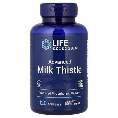 Life Extension Advanced Milk Thistle 120 Softgels product image