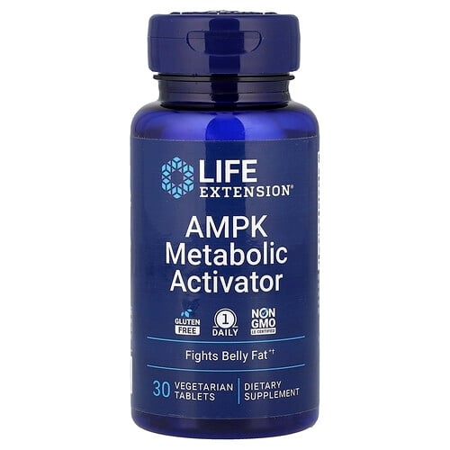 Life Extension Ampk Metabolic Activator 30 Vegetarian Tablets product image