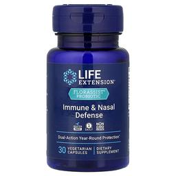 Life Extension Florassist Probiotic Immune Nasal Defense 30 Vegetarian Capsules