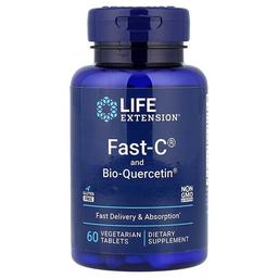 Life Extension Fast C And Bio Quercetin 60 Vegetarian Tablets