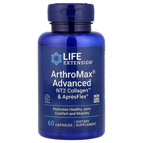 Life Extension Arthromax Advanced Nt2 Collagen Apresflex 60 Capsules product image