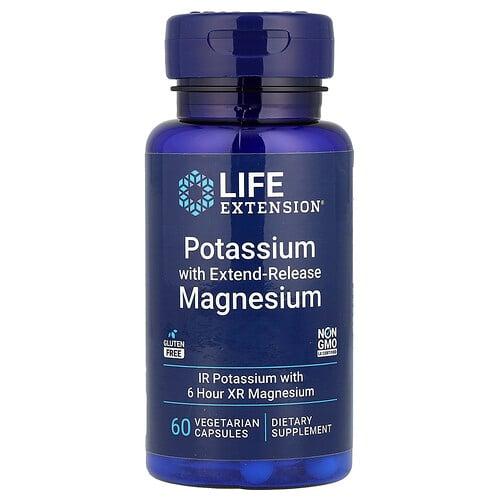 Life Extension Potassium With Extend Release Magnesium 60 Vegetarian Capsules product image