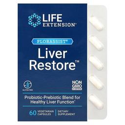 Life Extension Florassist Liver Restore 60 Vegetarian Capsules