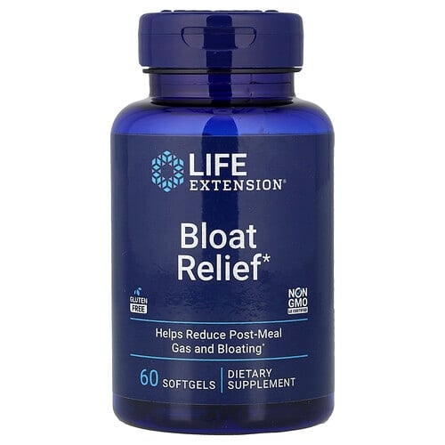 Life Extension Bloat Relief 60 Softgels product image