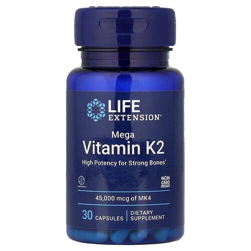 Life Extension Mega Vitamin K2 45 000 Mcg 30 Capsules product image