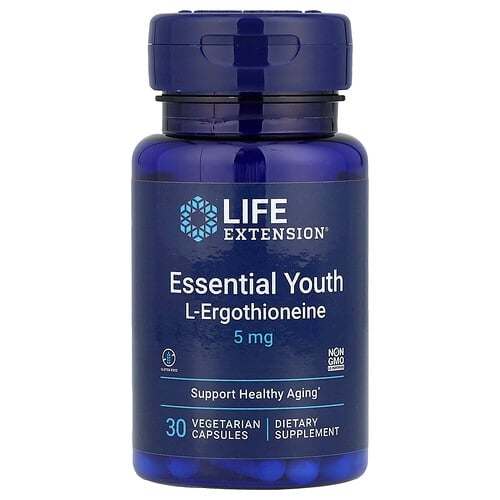 Life Extension Essential Youth L Ergothioneine 5 Mg 30 Vegetarian Capsules product image